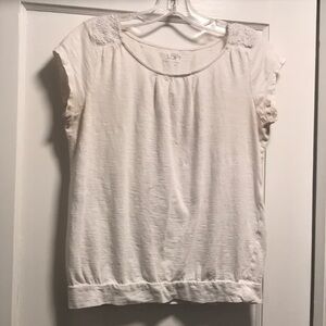 Loft white top